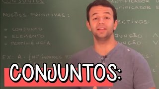 Conjuntos Noções Primitivas  Extensivo Matemática  Descomplica [upl. by Tanitansy700]