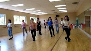 D H S S Line Dance Demo amp Walk Through [upl. by Lolly145]