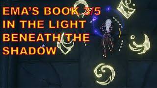 In the Light Beneath the Shadow Book Location Collect the Five Lost Books Genshin Impact [upl. by Annawd]