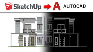 HOW TO CREATE ELEVATIONS FROM SKETCHUP [upl. by Osner]