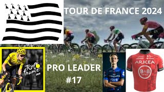 ARRIVEE A NICE  TOUR DE FRANCE 2024  PRO LEADER 17 [upl. by Sang305]