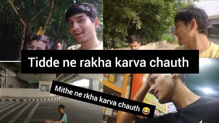 Tidda ne rakha karva chauth 😂  vlogggg [upl. by Mathe646]