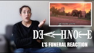 DEATH NOTE LS FUNERAL REACTION [upl. by Enylrac]