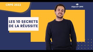 CRPE 2022  les 10 secrets de la réussite [upl. by Nilra]