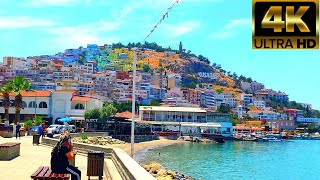 KUŞADASI TÜRKIYE  OLD TOWN BAZAAR WALKING TOUR  2 June 2022  4k UHD 60fps [upl. by Laucsap]