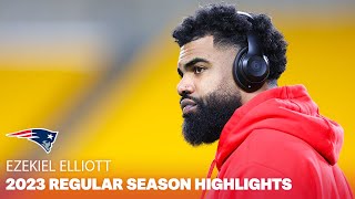 Ezekiel Elliott Top Plays of the 2023 Regular Season [upl. by Ennaul]