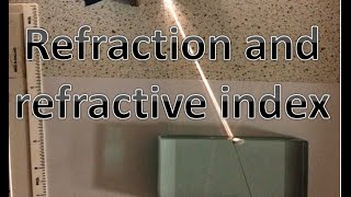 Refraction and Refractive index derivation [upl. by Vivyanne]