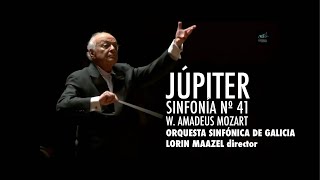 W A Mozart Symphony nº 41 quotJupiterquot  Lorin Maazel  Sinfónica de Galicia [upl. by Seena]