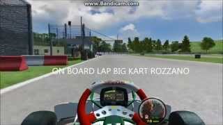 Onboard Rozzano Milano Big kart rFactor mod [upl. by Ahsimet]