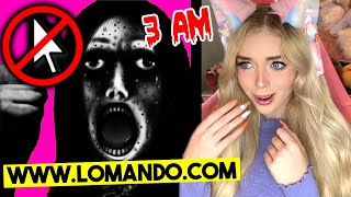 DO NOT GO TO WWWLOMANDOCOM AT 3AM HAUNTED SCARY WEBSITES [upl. by Norda89]