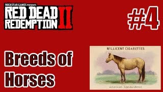 RDR2  Breeds of Horses– 04 American Standardbred  Cigarette Card – Türkçe – Tayperyum [upl. by Rukna]