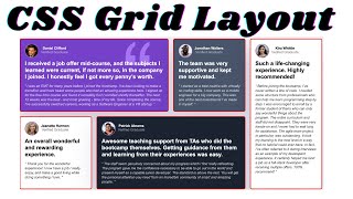 CSS Grid Layout Easy Tutorial [upl. by Rases729]