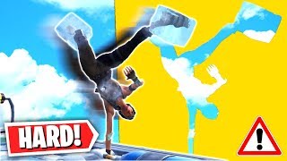 FORTNITE NEW IMPOSSIBLE PARKOUR JUMPS HARD CHALLENGE wPreston [upl. by Ttcos]