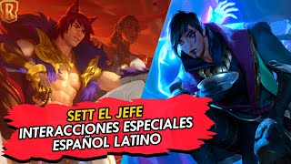 SETT EL JEFE INTERACCIONES ESPECIALES ESPAÑOL LATINO LOR [upl. by Dub]