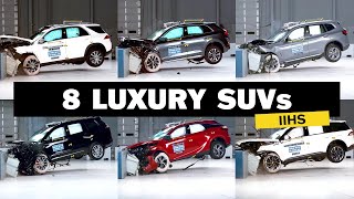 Crash Test Compilation  8 Luxury SUV 2024 [upl. by Bodi839]