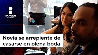 Novia se arrepintió de casarse en plena boda “necesito un tiempo” [upl. by Aleakam]