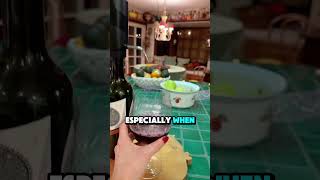 Perfect Wine Pour Satisfying Video 😍 winetok winehack [upl. by Eetsirk]