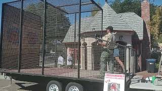 Hatchet throwing at Solvang Days  Central California [upl. by Nnaul]