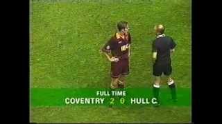 199596 Season Coventry City 2  0 Hull City League Cup 2nd Round 1st Leg [upl. by Linis]