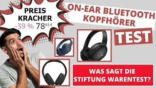 Kopfhörer Test Was empfiehlt Stiftung Warentest OnEar Bluetooth [upl. by Arretahs420]