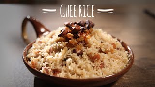 Ghee Rice  How To Make Ghee Rice  Delicious Main Course Recipe  Masala Trails [upl. by Devin]