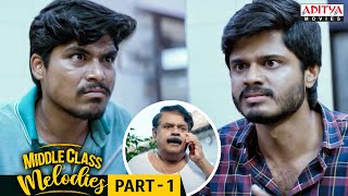 Middle Class Melodies Movie Part 1  Hindi Dubbed Movie  Anand Deverakonda  Varsha Bollamma [upl. by Adalie]