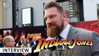 Olivier Richters  Indiana Jones Dial of Destiny US Premiere Interview [upl. by Wachtel]