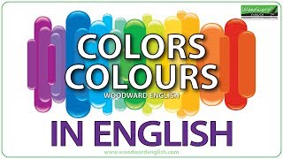 Colors in English  Colours in English [upl. by Readus]