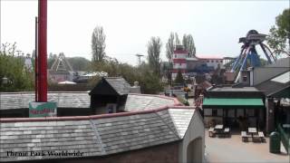 Cranky The Crane Drop Tower On Ride POV  Drayton Manor [upl. by Nirag803]