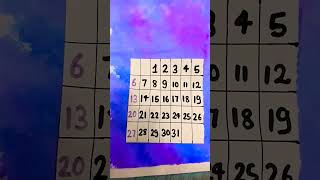 Diy calendar 🗓️ colourful [upl. by Nomled]