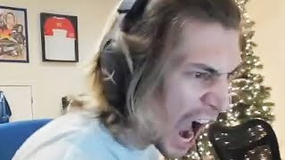 xQc RAGES playing Mario Kart [upl. by Edrahs97]