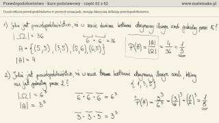 Prawdopodobieństwo  kurs podstawowy [upl. by Ahsyak512]