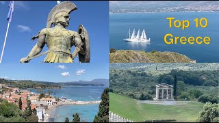 🇬🇷 10 BEST Places to Visit in the Peloponnese Greece Travel Best Day trips from Athens [upl. by Anirec806]