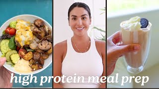 4 HIGH PROTEIN EASY MEAL PREP RECIPES  Alex Garza [upl. by Magree]