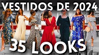 🔴VESTIDOS 2024 35 LOOKS COM VESTIDOS LONGOS QUE ESTÃO NA MODA E VÃO BOMBAR NO VERÃO 2024 Maga Moda [upl. by Parsifal]