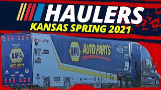 NASCAR Hauler Watch Kansas Spring 2021 Edition [upl. by Ahsined]