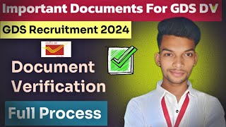 Document Verification for GDS Recruitment 2024 Full Process  GDS Joining Process  GDS Result Date [upl. by Ulund]