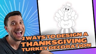 Laser Cut Thanksgiving Turkey 2 Design Techniques [upl. by Ahsirek]