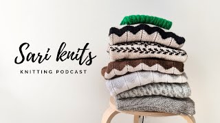 Sari knits 2023e14 October knitting projects [upl. by Notsek949]