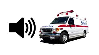 Ambulance Siren  Sound Effect  ProSounds [upl. by Aivan740]