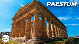 Greek Ruins Walking Tour  Paestum Italy 4K60fps [upl. by Aric]