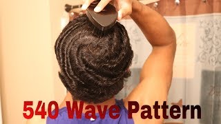 How To Get Straight Hair Waves How To Brush 540 Waves [upl. by Osher139]