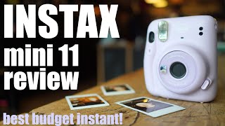 Fujifilm INSTAX Mini 11 review  BEST instant camera [upl. by Laeynad461]