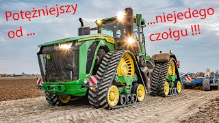 Gigant pod Lesznem Polska premiera najpotężniejszego seryjnego ciągnika John Deere 9RX 830 [upl. by Kristo292]