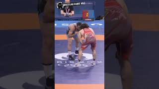 The QUICKEST guy in wrestling Musukaev wrestling olympics2024 olympics [upl. by Stagg]