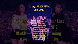 5 Songs BLACKPINK 2019  2020 blackpink kpop  hiphop rampb edm  music [upl. by Ardene]