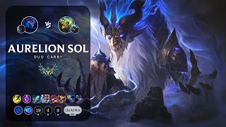 Aurelion Sol Carry vs Zeri  EUW Challenger Patch 143 [upl. by Tatum]