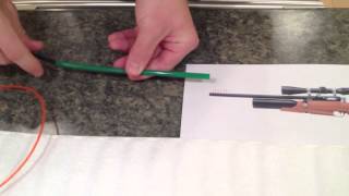 How to make a pull through kit for cleaning a pellet gun airgun or air rifle [upl. by Tia]