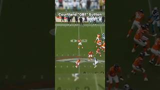 Courtland Sutton ONLY THROWS DIMES 🎯 broncos nfl highlight [upl. by Annaehs]