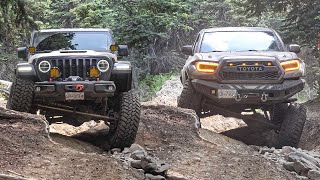 Tacoma vs Gladiator OffRoad Showdown [upl. by Hamitaf]